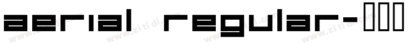 aerial regular字体转换